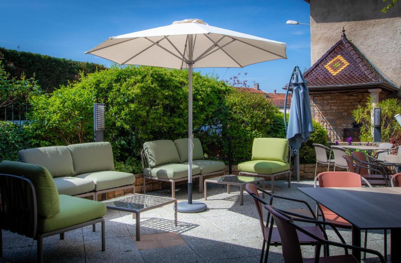 Logis Hotel Tante Yvonne & Son Restaurant Semi-Gastronomique - Lyon Nord Quincieux Ngoại thất bức ảnh